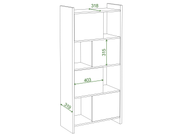 Стеллаж СТЛ-ЗВ БЕК