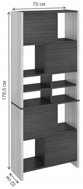 Стеллаж СТЛ-ЗВХ Ш шамони-ч