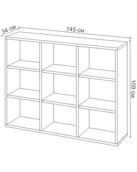 Стеллаж СУ ш3в1 Н нельсон