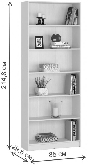 Стеллаж Веста-22 ясень светлый