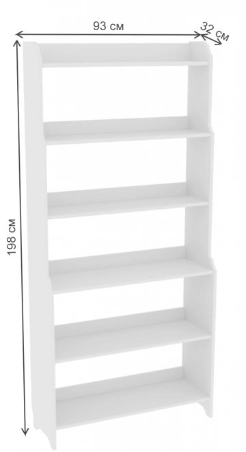 Стеллаж Вествик белый