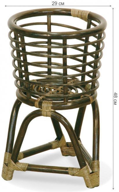 Цветочница Calamus Rotan 15/12 олива