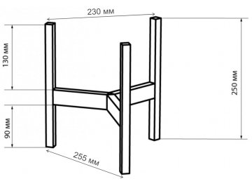 Цветочница Trinity 25