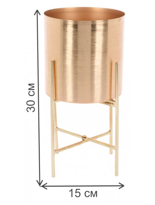 Цветочница A71000110 золото