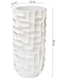 Цветочница ZS-C787-27 белая