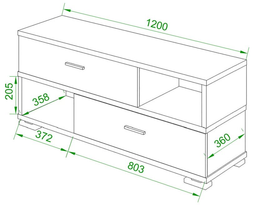 ТВ-тумба СБ-40/2 Н нельсон