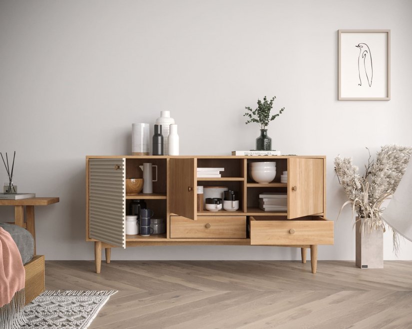 Тумба Баббл (Bubbles) BBL03S Орех