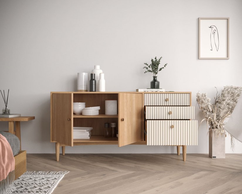 Тумба Баббл (Bubbles) BBL05S Орех