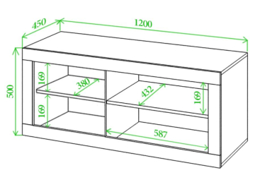 ТВ-тумба Той 120 БЕБЕ