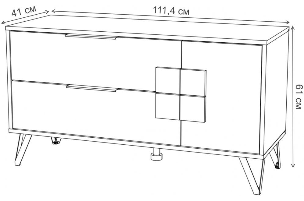 ТВ-тумба Макао 4106.М1