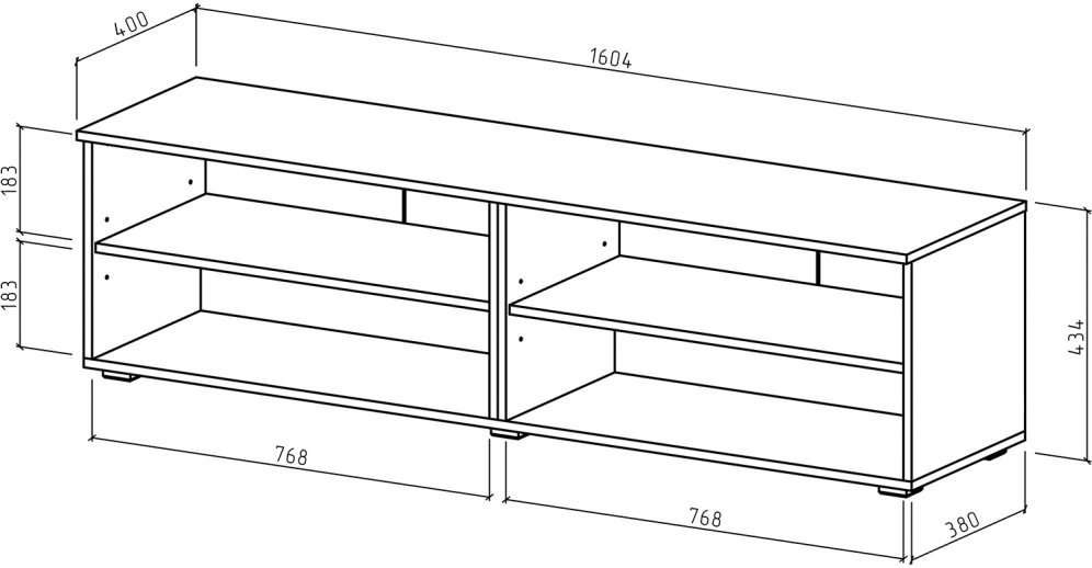 ТВ-тумба Мартин-5 белый