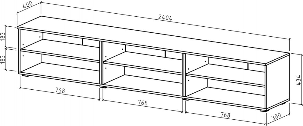 ТВ-тумба Мартин-7 белый