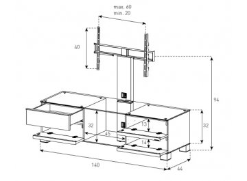 ТВ-тумба MD 8540