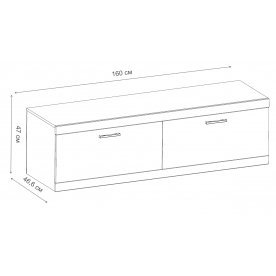 ТВ-тумба Oskar RTV 2S