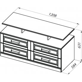 ТВ-тумба Прованс