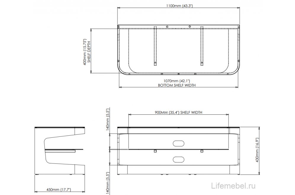 ТВ-тумба Winchester FS1100WINO