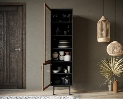 Витрина Эмерсон (Emerson) EM10 черный