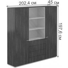 Витрина NZ-0303+NZ-0302+NZ-0303