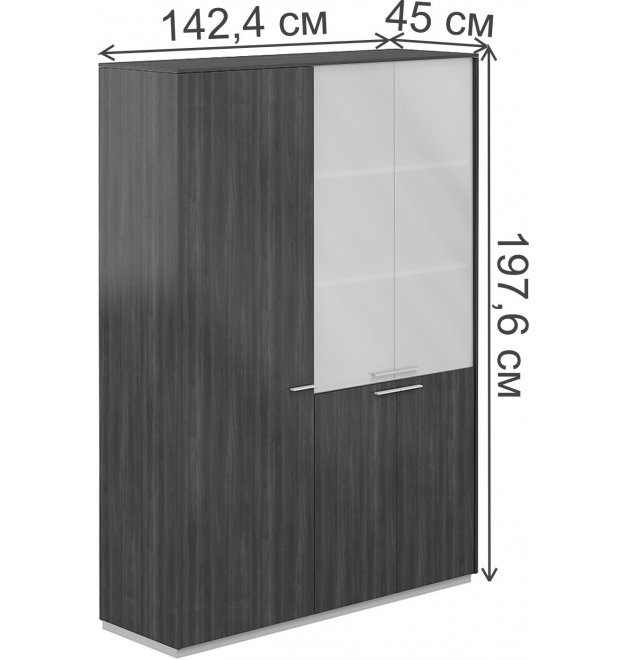 Витрина NZ-0303+NZ-0341 бренсон трюфель