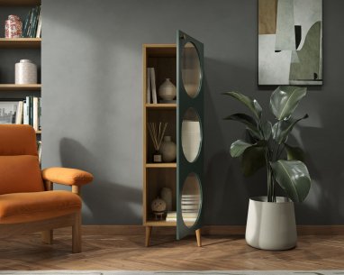 Витрина Роса (ROSA) R01 коричневый