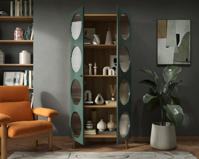 Витрина Роса (ROSA) R07 коричневый