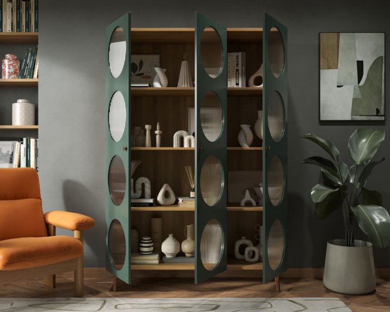 Витрина Роса (ROSA) R12 коричневый