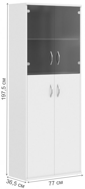 Витрина Imago СТ-1.7 клен / металлик