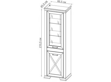 Витрина Марсель REG1W1DP