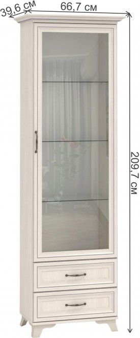 Витрина Джассан бодега светлый