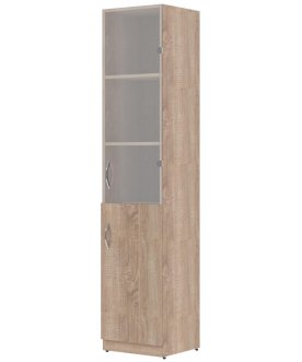 Витрина Simple SR-5U.2L дуб сонома светлый