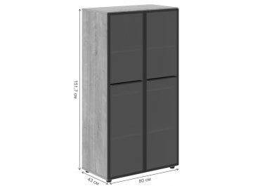 Витрина Skyland Loftis LMC 80.2