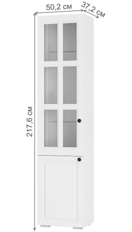 Витрина Софт ПН-03 белый