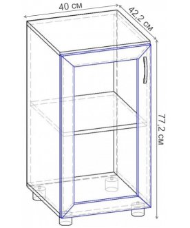 Витрина Витрина 400 СТ.046.400-03