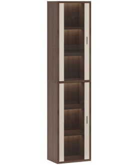 Витрина СУ ш1в2+2ФС шамони-ч / карамель