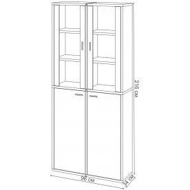 Витрина СУ ш2в2+2ФС+2ФГ ШК