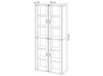 Витрина Оревро ш2в2+4ФС