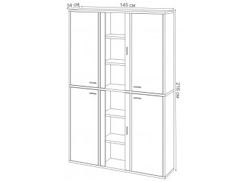 Витрина Оревро (ш3в2)+4ФГ+2ФС БЕН