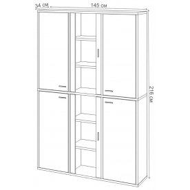 Витрина СУ(ш3в2)+4ФГ+2ФС НБЕ