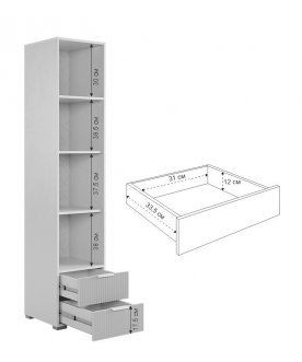 Витрина Зефир 107.03