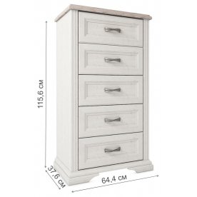 Комод Монако 5S