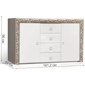 Комод Тиффани Премиум ТФКМ-3