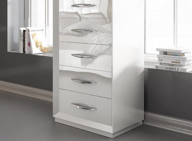 Вертикальный комод Franco 1028 CARMEN WHITE