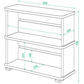 Стеллаж СБ-25/2