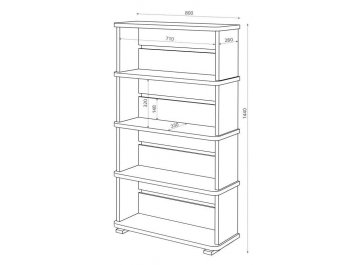 Стеллаж Эланта-25/4