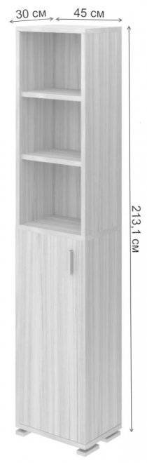 Стеллаж ПУ-20-2 БЕ белый