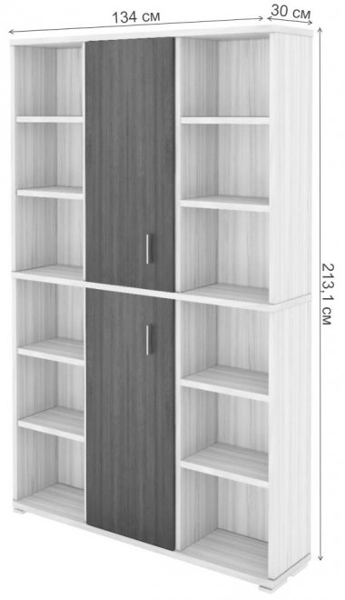 Стеллаж ПУ-40-2 В венге