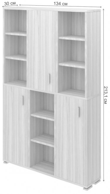 Стеллаж ПУ-40-3 В венге