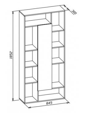 Стеллаж СТ-7 венге