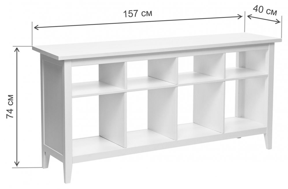 Тумба Leset Мира 00 белый