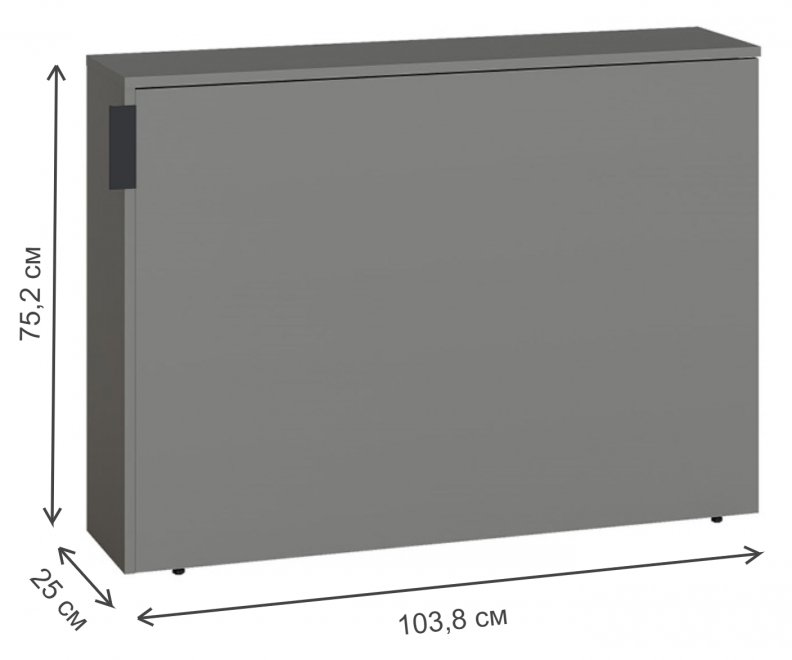 Тумба Марвэл 16.159 темно-серый